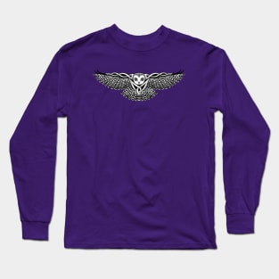 Celtic Owl in Flight Long Sleeve T-Shirt